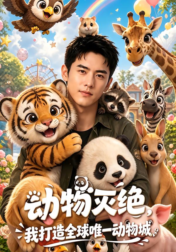动物灭绝：我打造全球唯一动物城海报