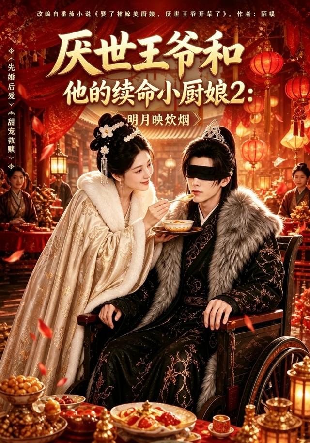 厌世王爷和他的续命小厨娘2：明月映炊烟海报