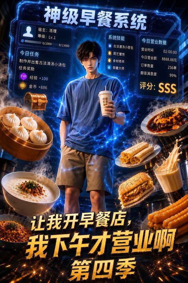 让我开早餐店，我下午才营业啊第四季海报
