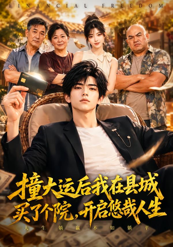 撞大运后我在县城买了个院，开启悠哉人生海报