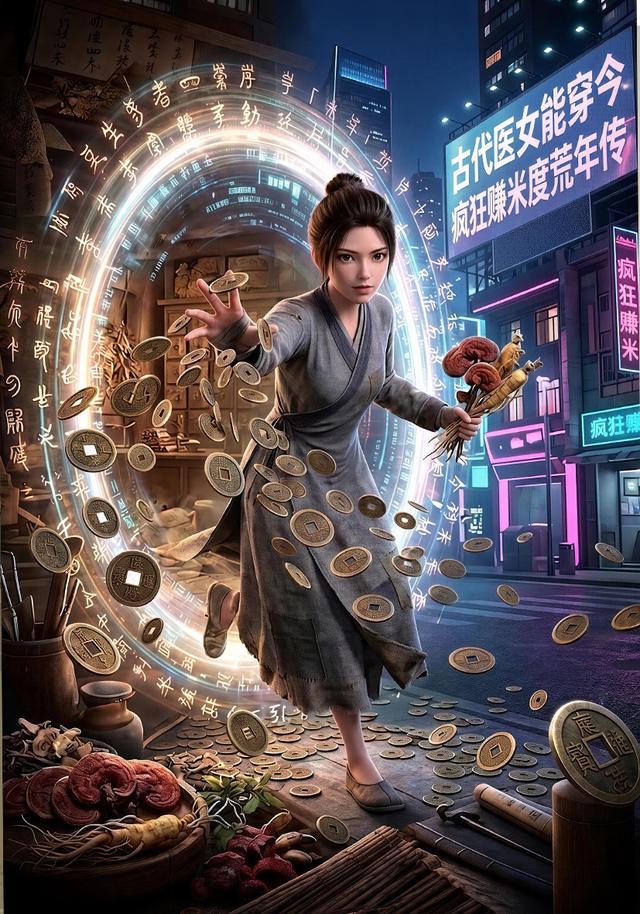 古代医女能穿今，疯狂赚米度荒年传海报