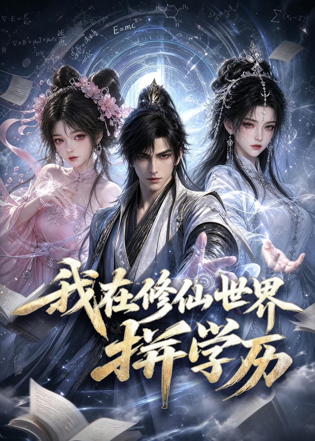 我在修仙世界拼学历海报