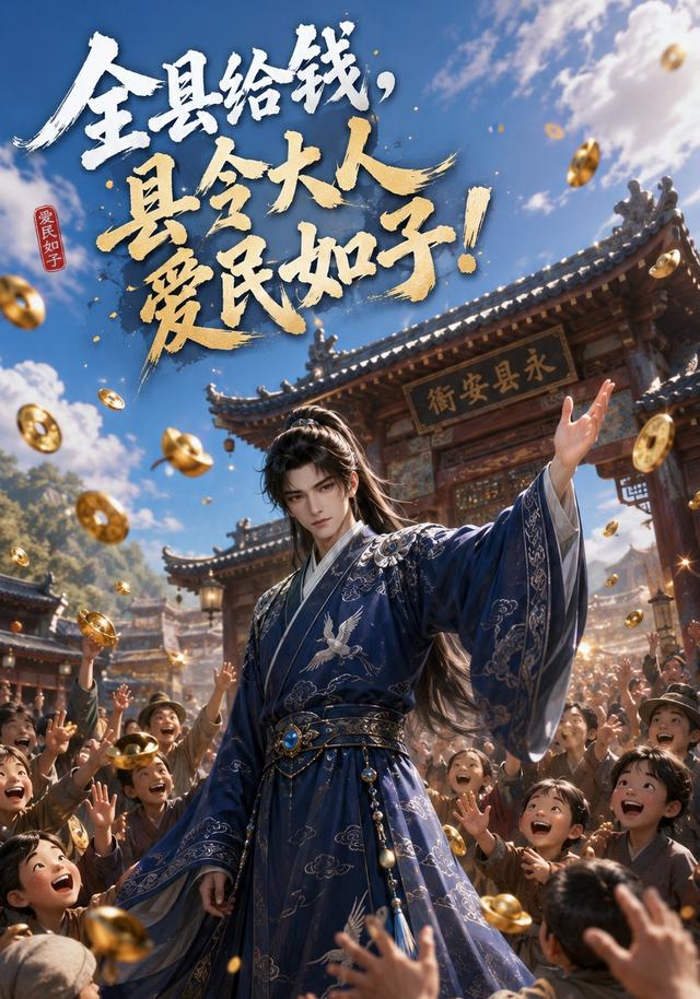全县给钱，县令大人爱民如子！海报