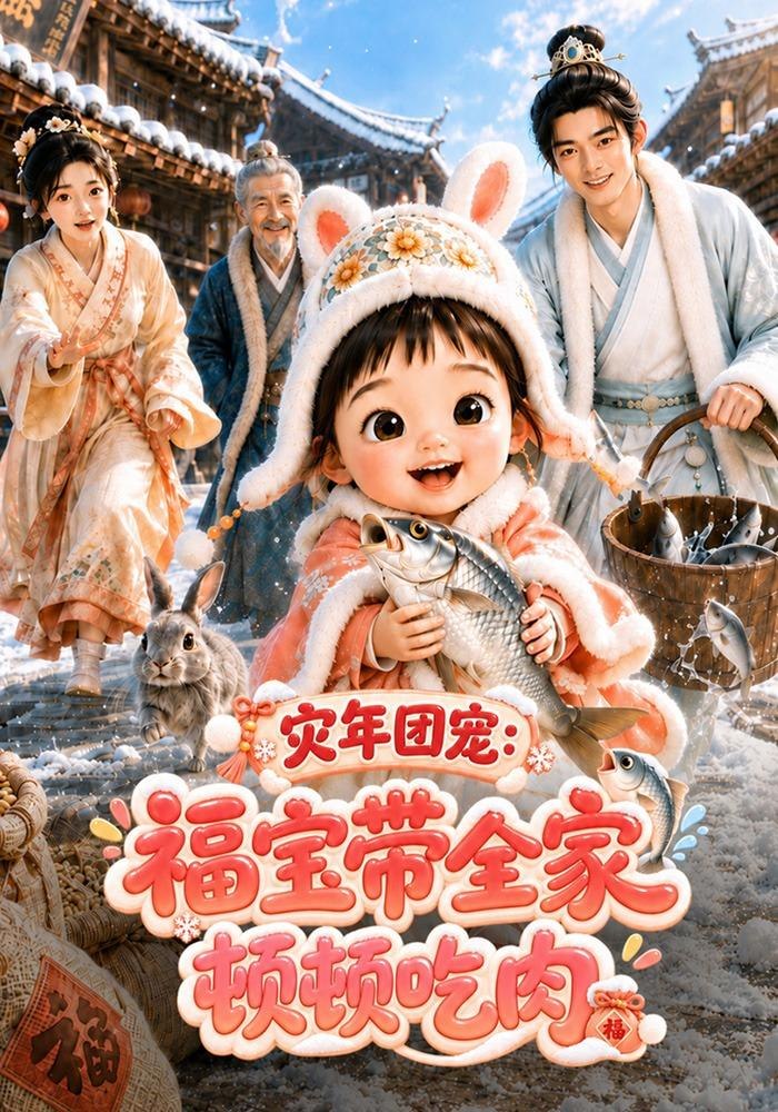 灾年团宠：福宝带全家顿顿吃肉海报