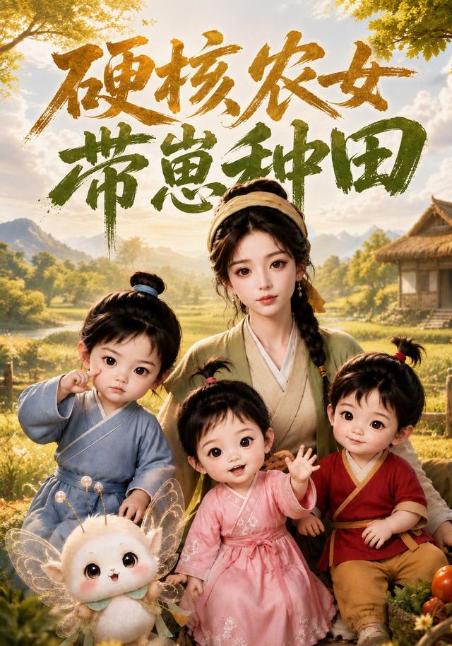 硬核农女带崽种田海报