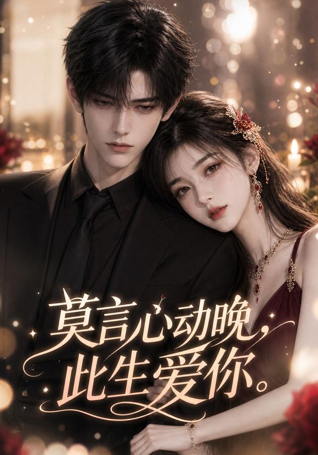 莫言心动晚，此生爱你海报