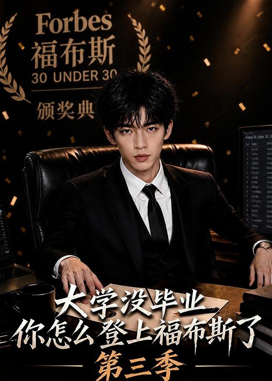 大学没毕业，你怎么登上福布斯了第三季海报